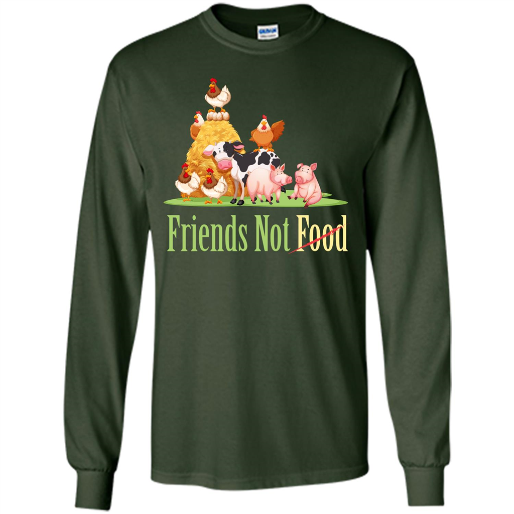 Animal T-shirt Friends Not Food T-shirt