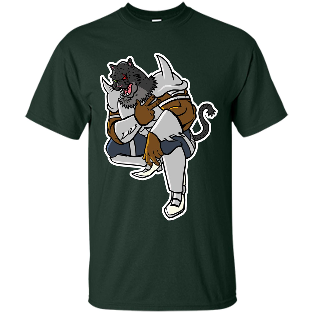 Black King T-Shirt Forest Green