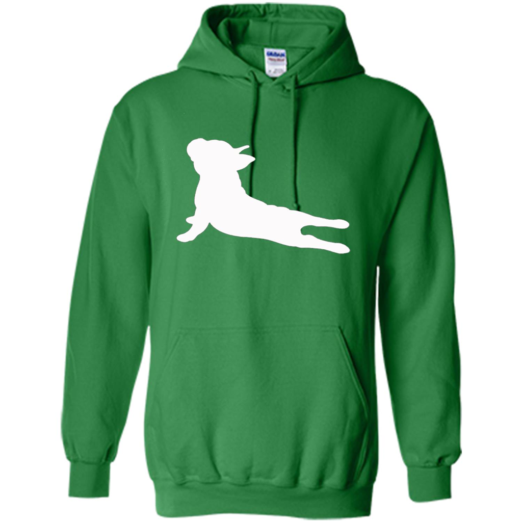 French Bulldog Yoga T-shirt Irish Green