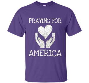 Praying for America Hands of Hope with Heart T-Shirt cool shirt