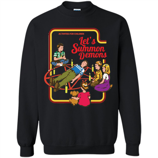 Let's Summon Demons T-Shirt Black