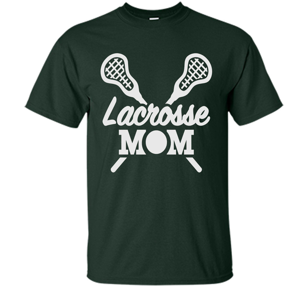 Lacrosse Mom T Shirt cool shirt Forest Green