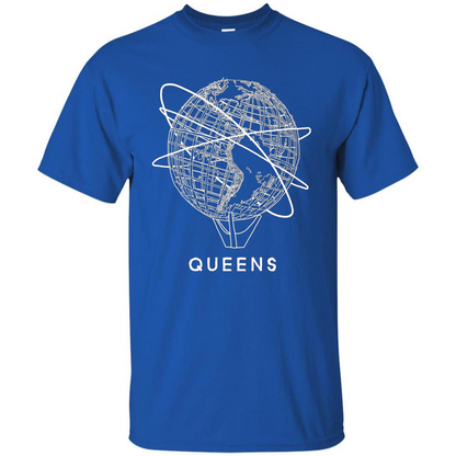 Queens New York Unisphere T-shirt Royal