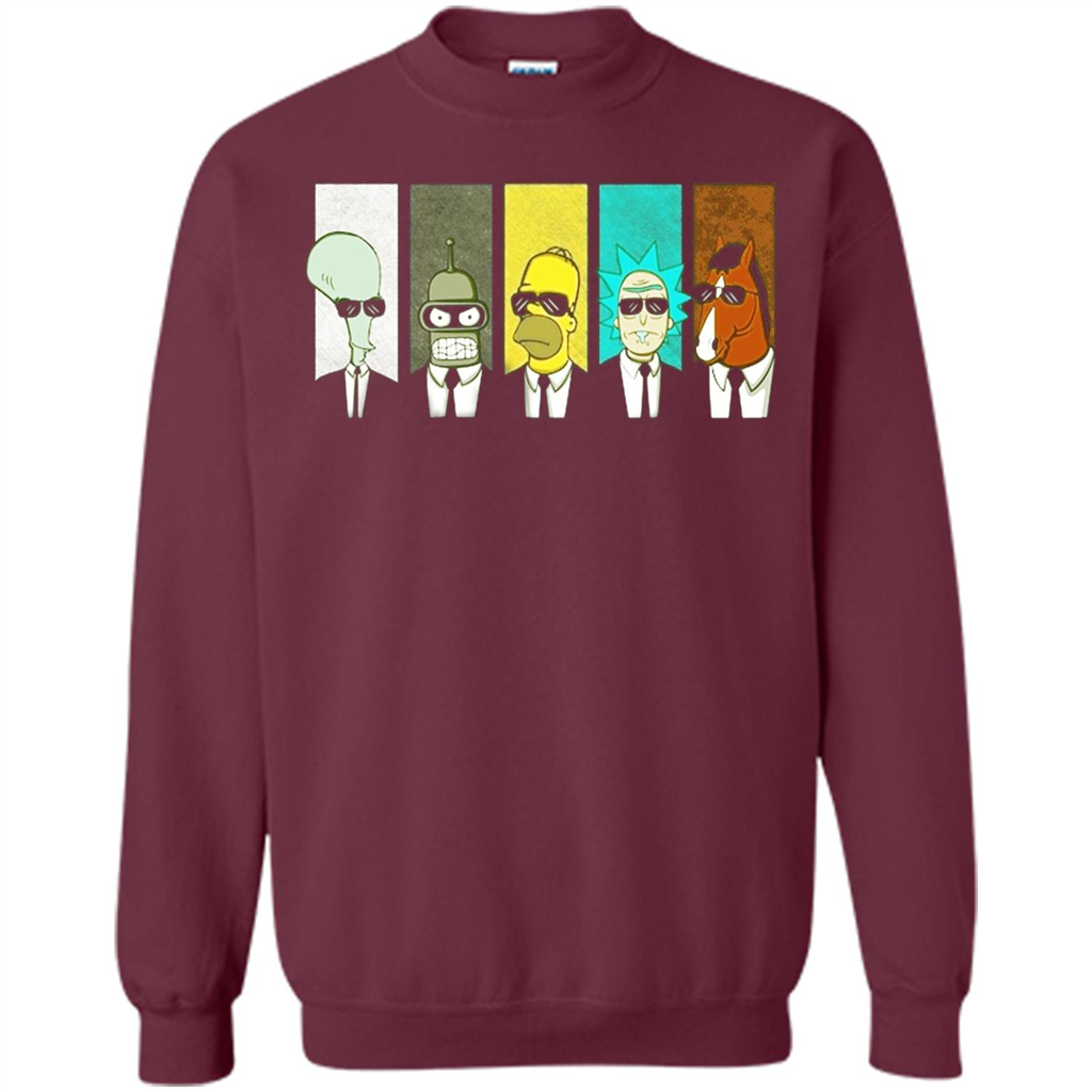 Form Into Rick And Go To The Morty T-shirt Maroon
