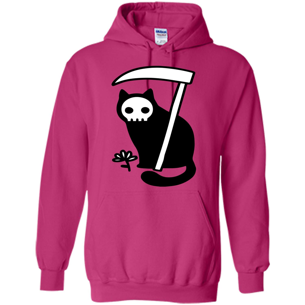 Cat Grimm Reaper T-shirt Heliconia