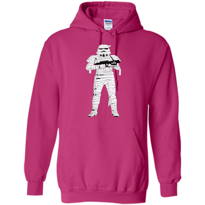 Stormtrooper Mummy Wraps Halloween T-Shirt Heliconia