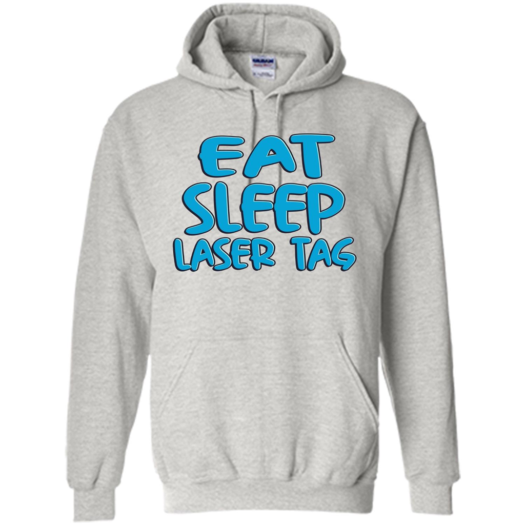 Eat Sleep Laser Tag T-shirt Ash