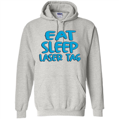 Eat Sleep Laser Tag T-shirt Ash