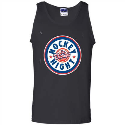 Hockey Night In Detroyet T-shirt Black