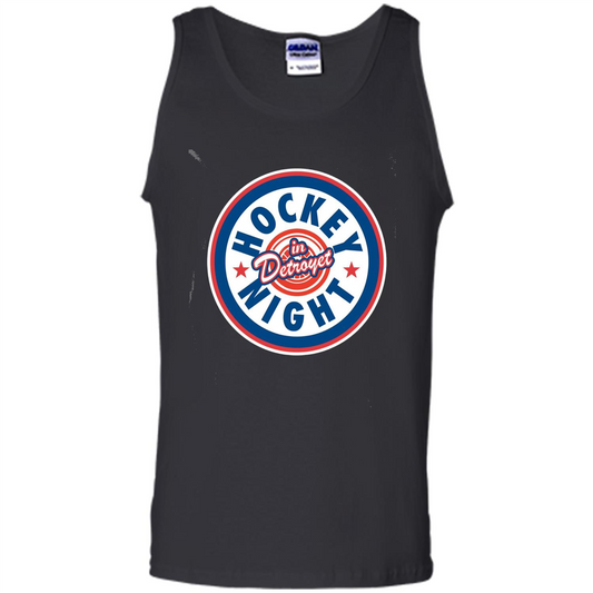Hockey Night In Detroyet T-shirt Black