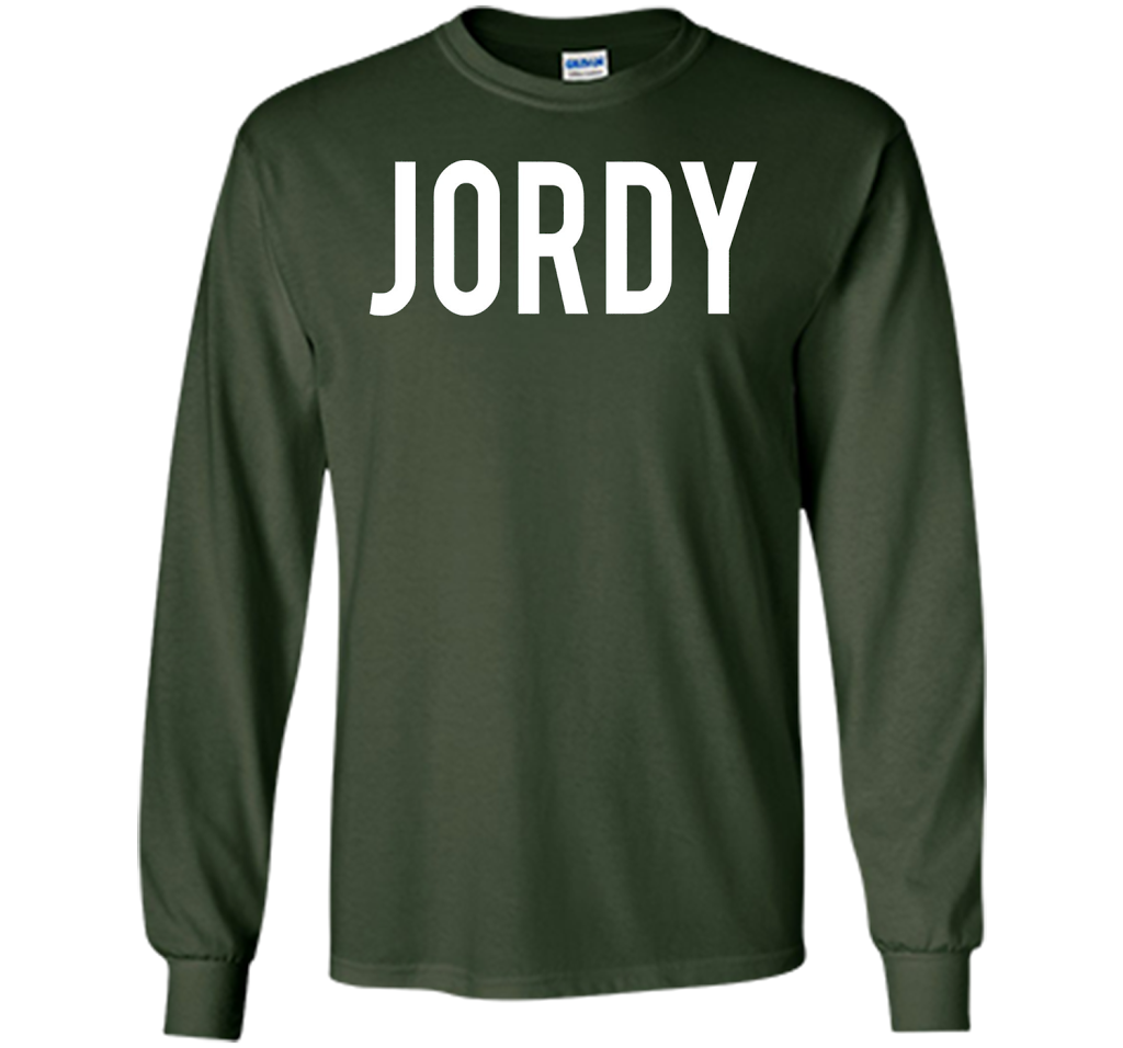 Jordy T Shirt - Cool new funny name fan cheap gift tee shirt Forest Green