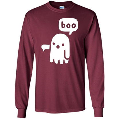 Ghost Of Disapproval T-shirt Boo Maroon