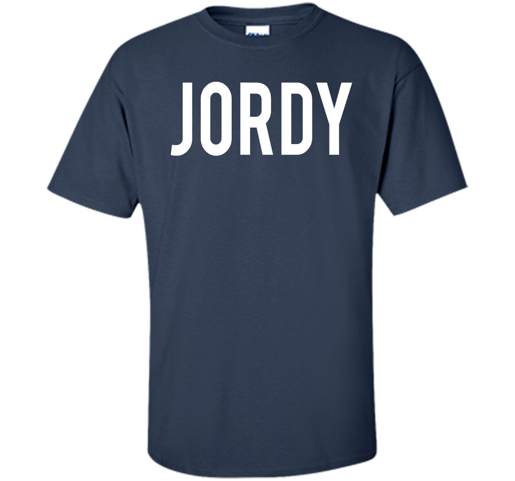 Jordy T Shirt - Cool new funny name fan cheap gift tee shirt Navy