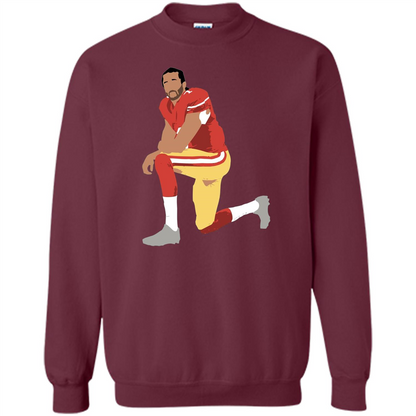 I'll Take A Knee With Kap T-Shirt Maroon