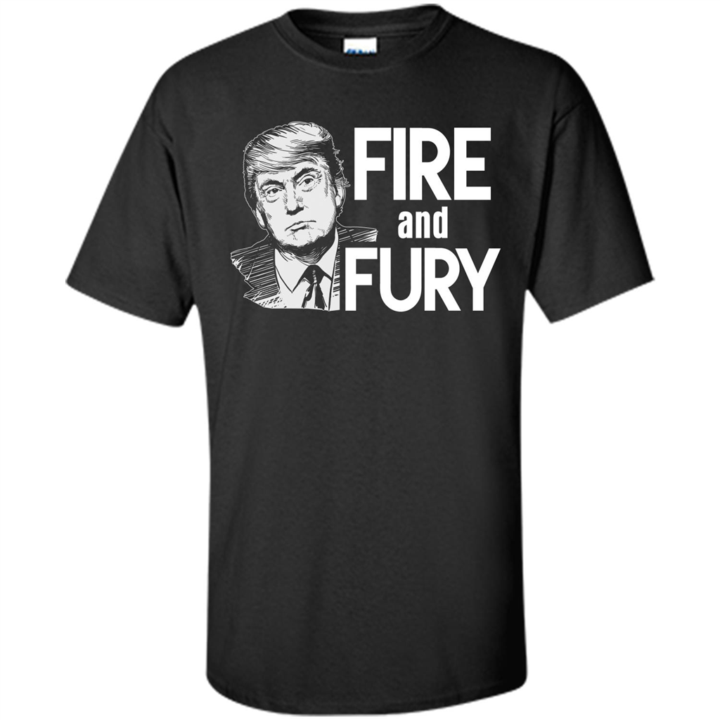 American T-shirt Fire And Fury Black