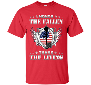 Honor The Fallen Thank The Living T-Shirt Memorial's Day t-shirt