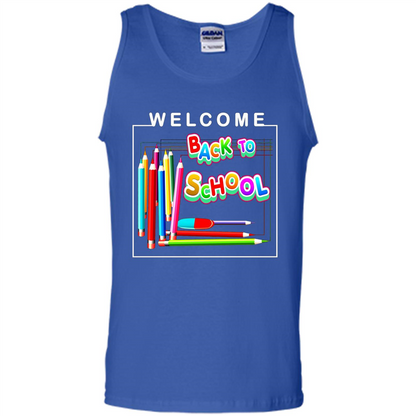 Welcome Back to School T-shirt School Day T-shirt Royal