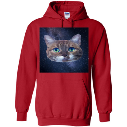 Galaxy Cat T-shirt Red