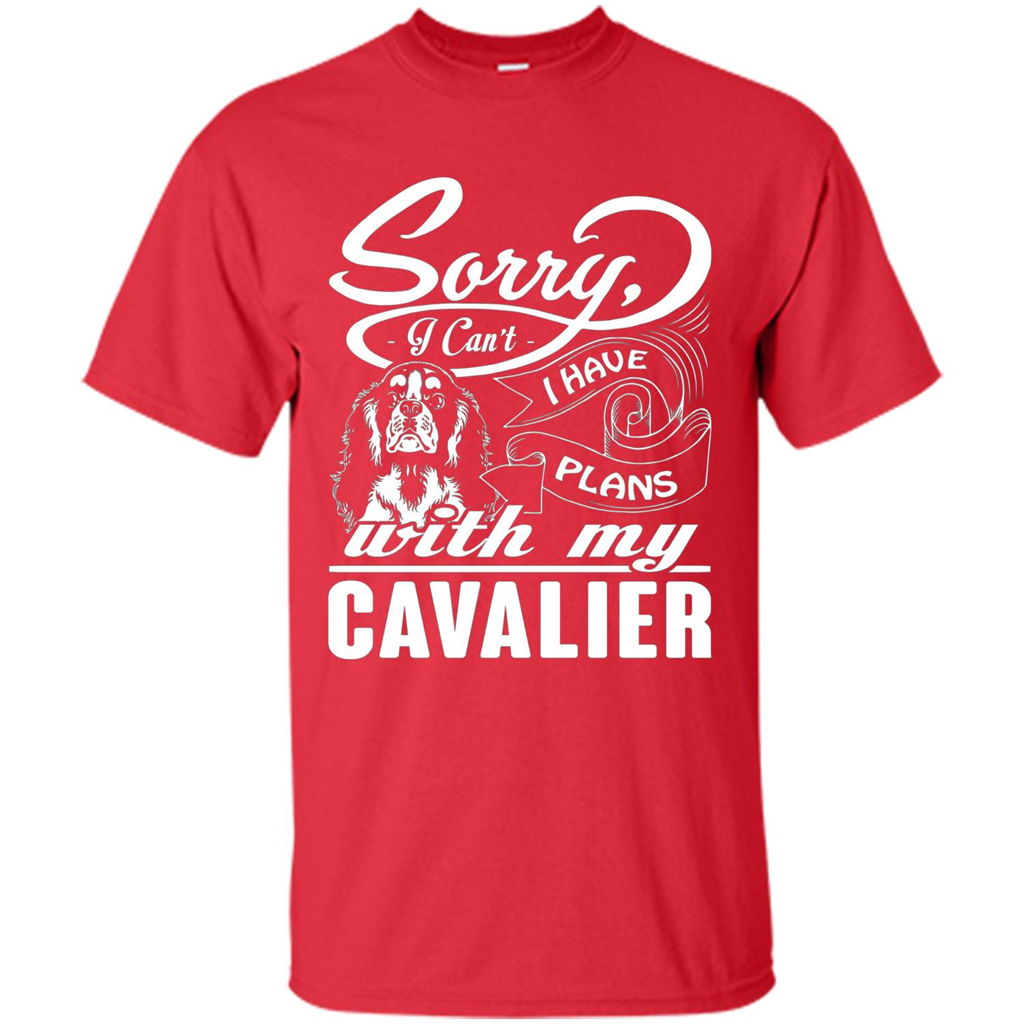 I Have Plans With My Cavalier T-shirt Red