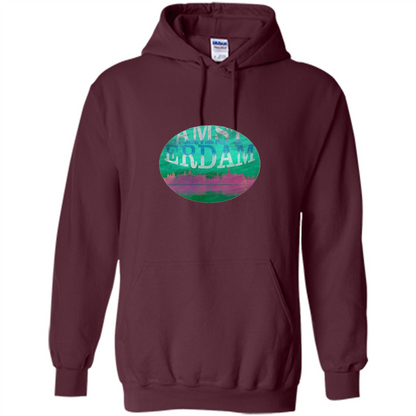 Amsterdam Skyline Horizon Sunset Love Netherlands T-shirt