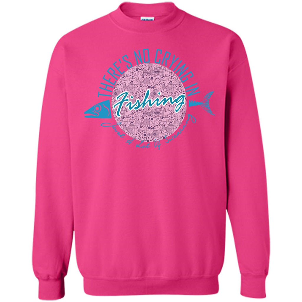 Fishing T-shirt No Crying Fishing Heliconia