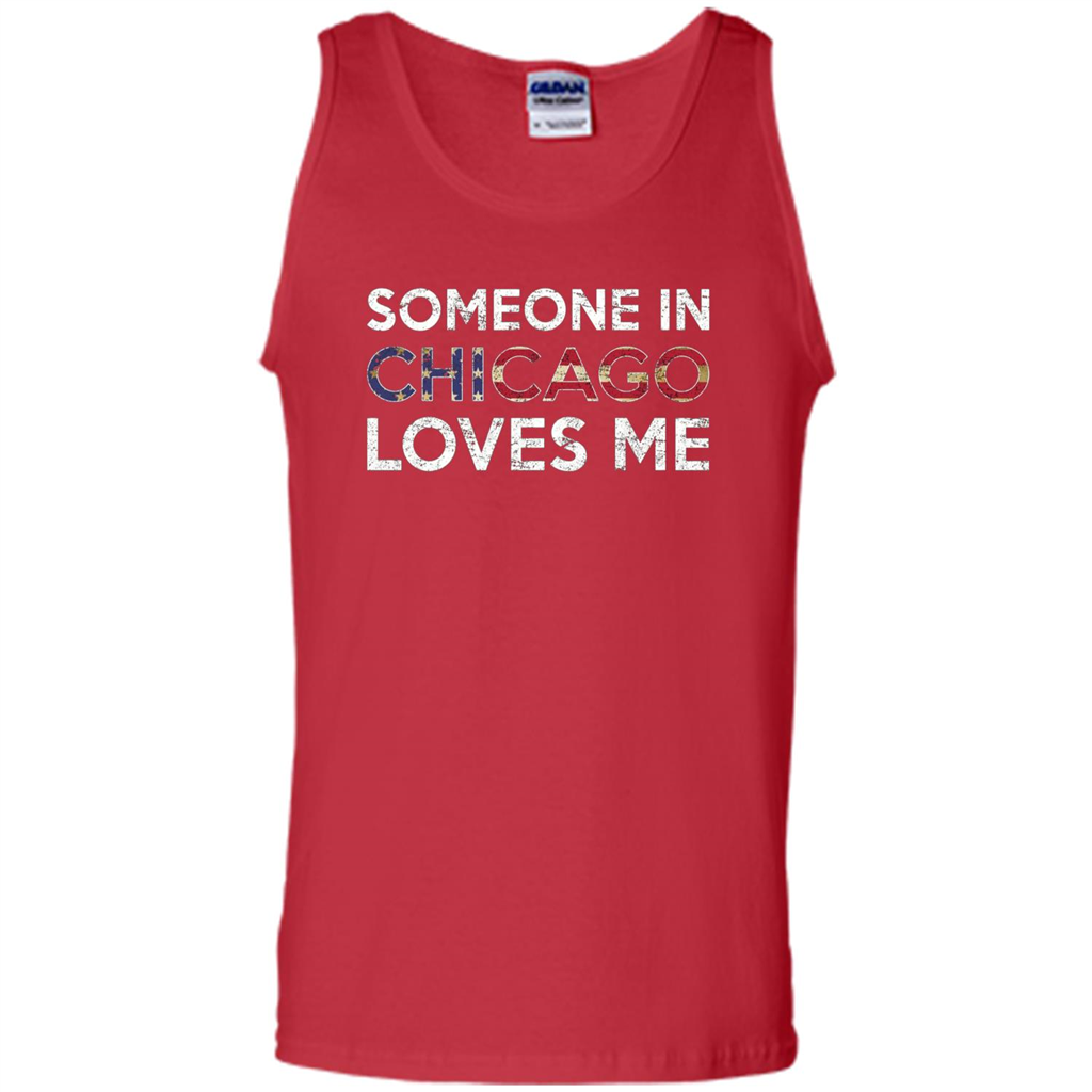 Someone in Chicago Loves Me T-shirt Red