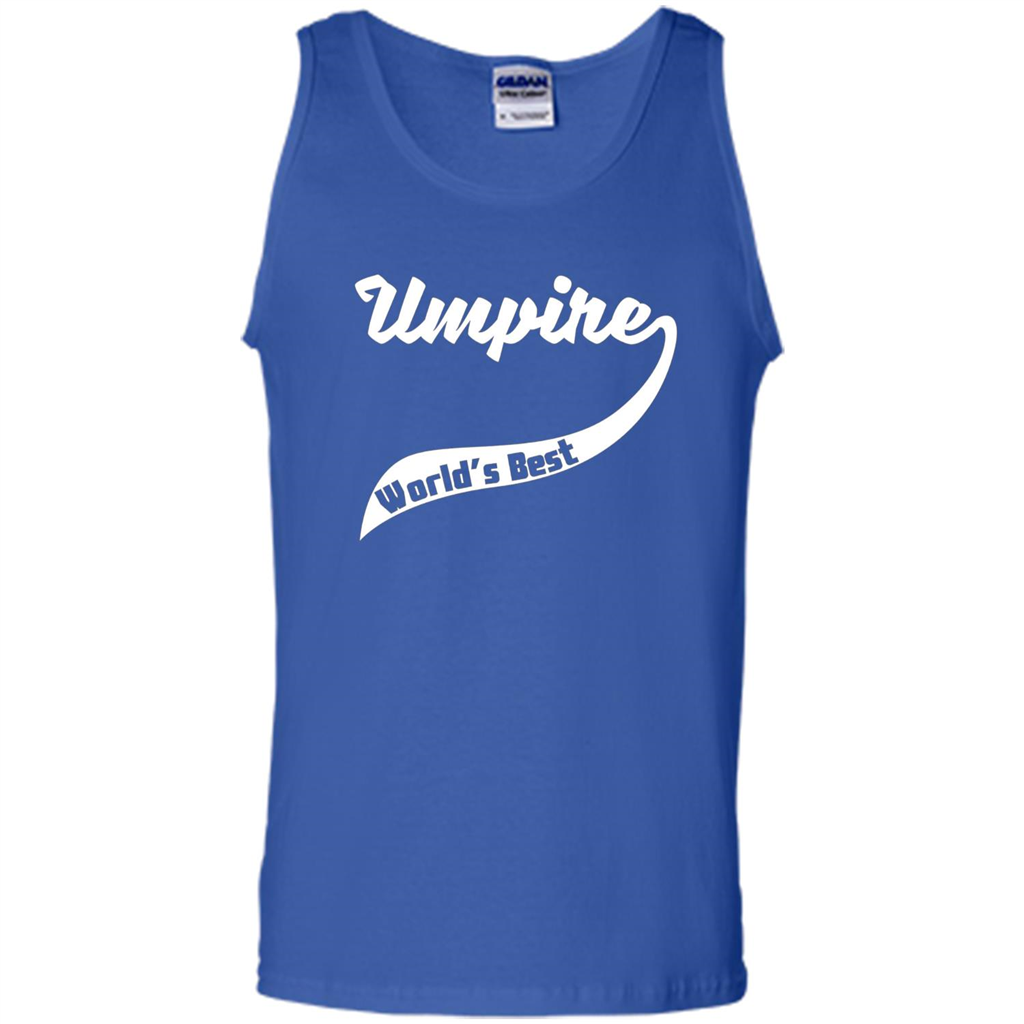 Retro World's Best Umpire T-Shirt Royal