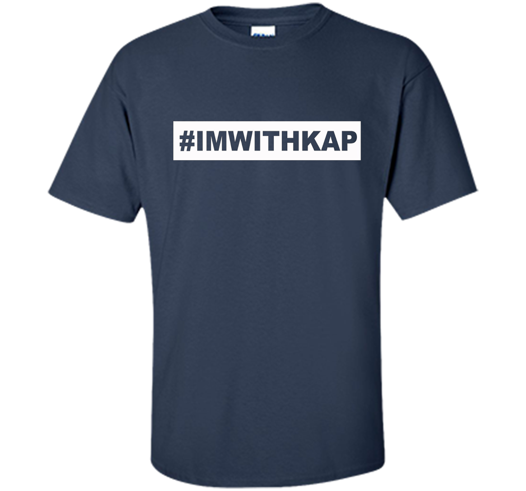 Hashtag I'm With Kap T-shirt Navy