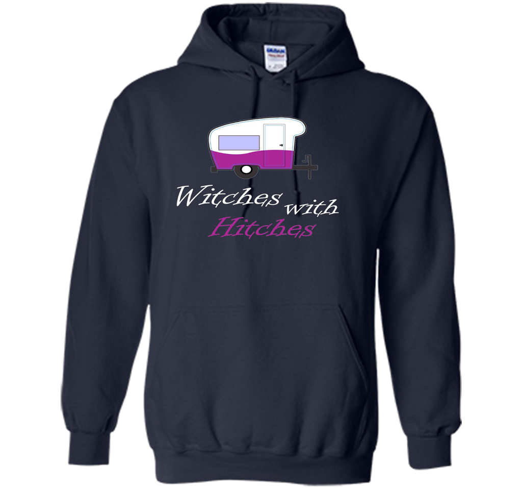 Camping T-shirt Witches With Hitches T-shirt Navy