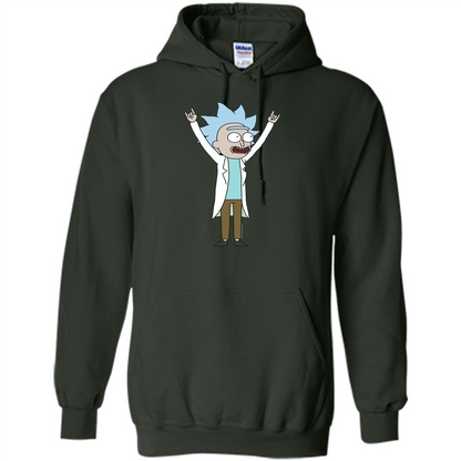Movie Lover. Tiny Rick T-shirt Forest Green
