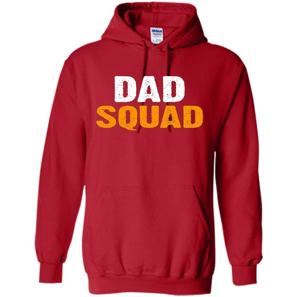Fathers day T-shirt DAD Squad Funny T-Shirt Red