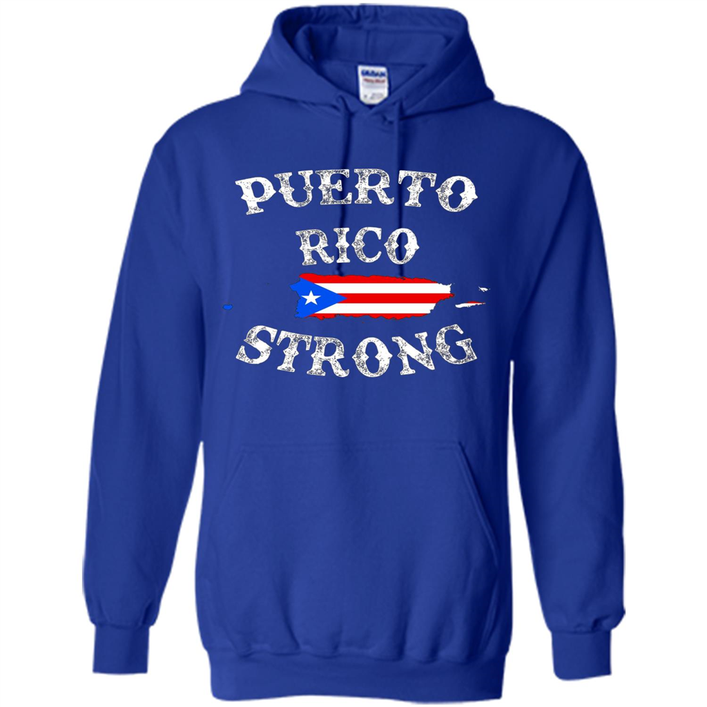 Love Puerto Rico - Puerto Rico Strong Flag T-shirt Royal