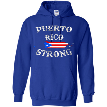 Love Puerto Rico - Puerto Rico Strong Flag T-shirt Royal