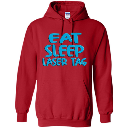 Eat Sleep Laser Tag T-shirt Red