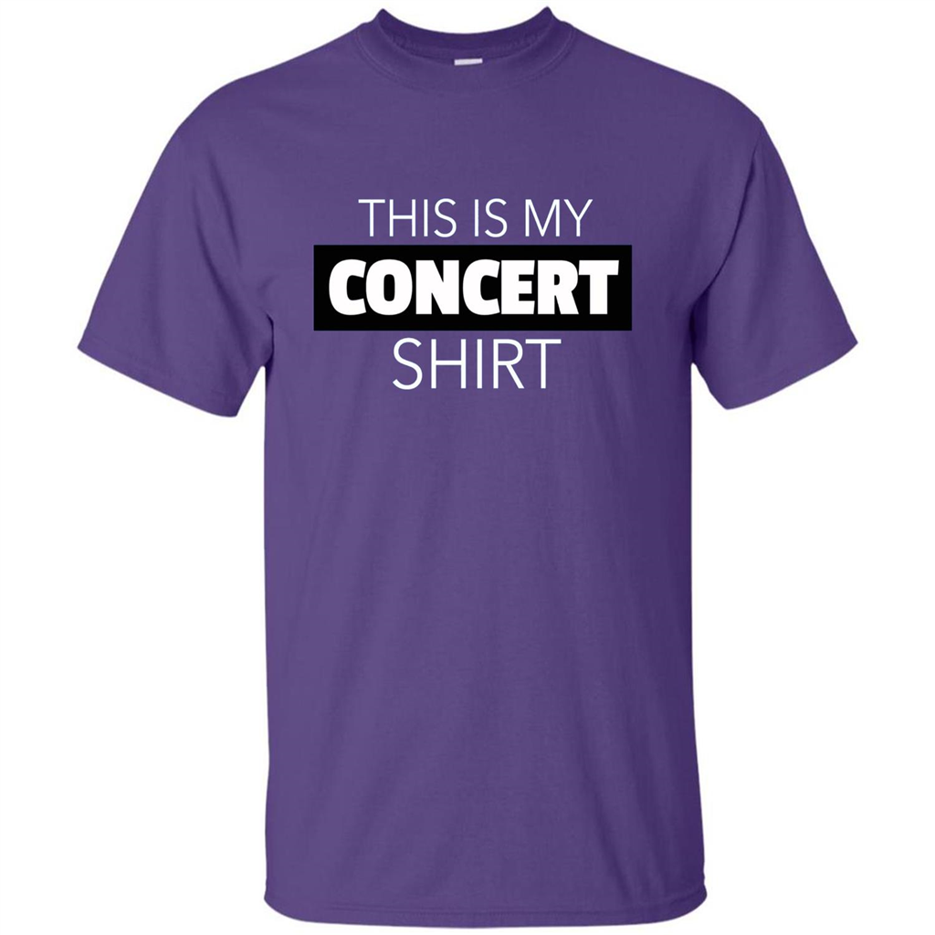 This is My Concert T-shirt Funny Music Festival T-shirt Purple