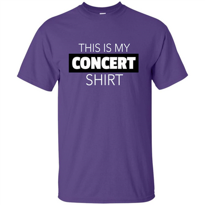 This is My Concert T-shirt Funny Music Festival T-shirt Purple