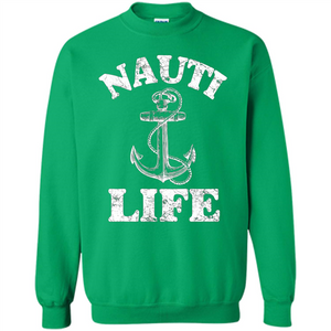 Nauti Life T-Shirt Funny Sailor Captain Ship Boating