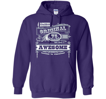 Best 75th Birthday Made in 1942 Awesome T-Shirt Gift Idea shirt Purple