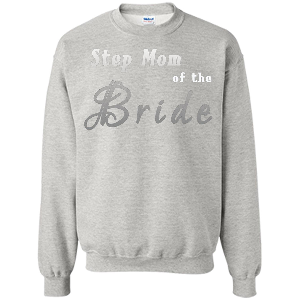 Bride's Step Mom T-shirt - New Step Mother Of Bride Ash