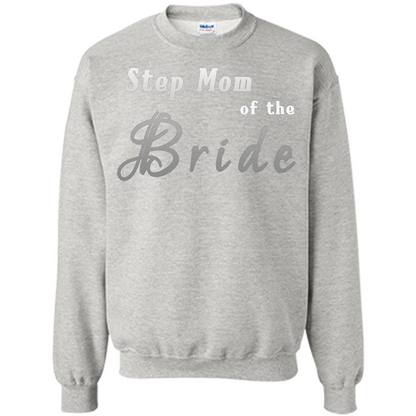 Bride's Step Mom T-shirt - New Step Mother Of Bride Ash