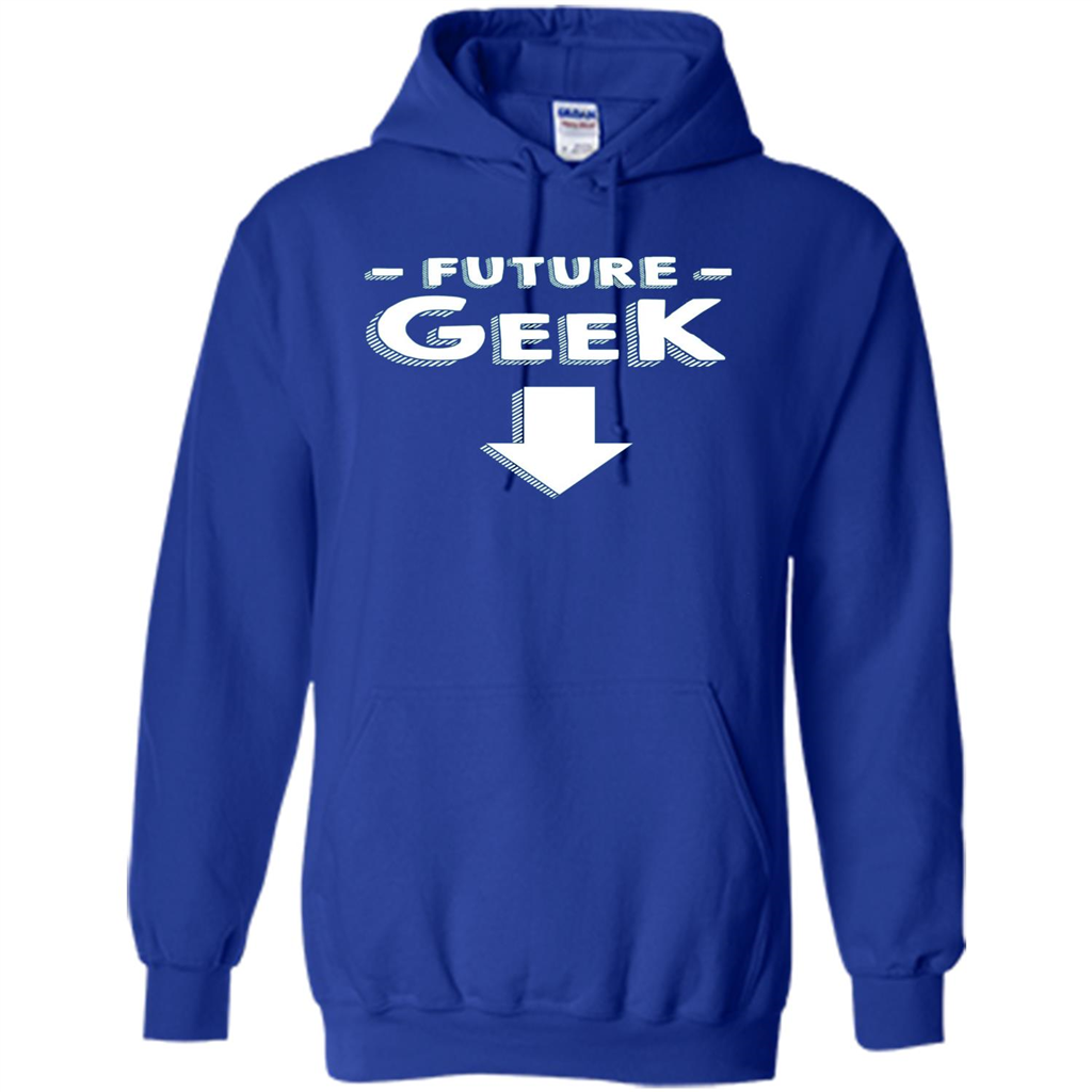 New Mommy T-shirt Future Geek Royal