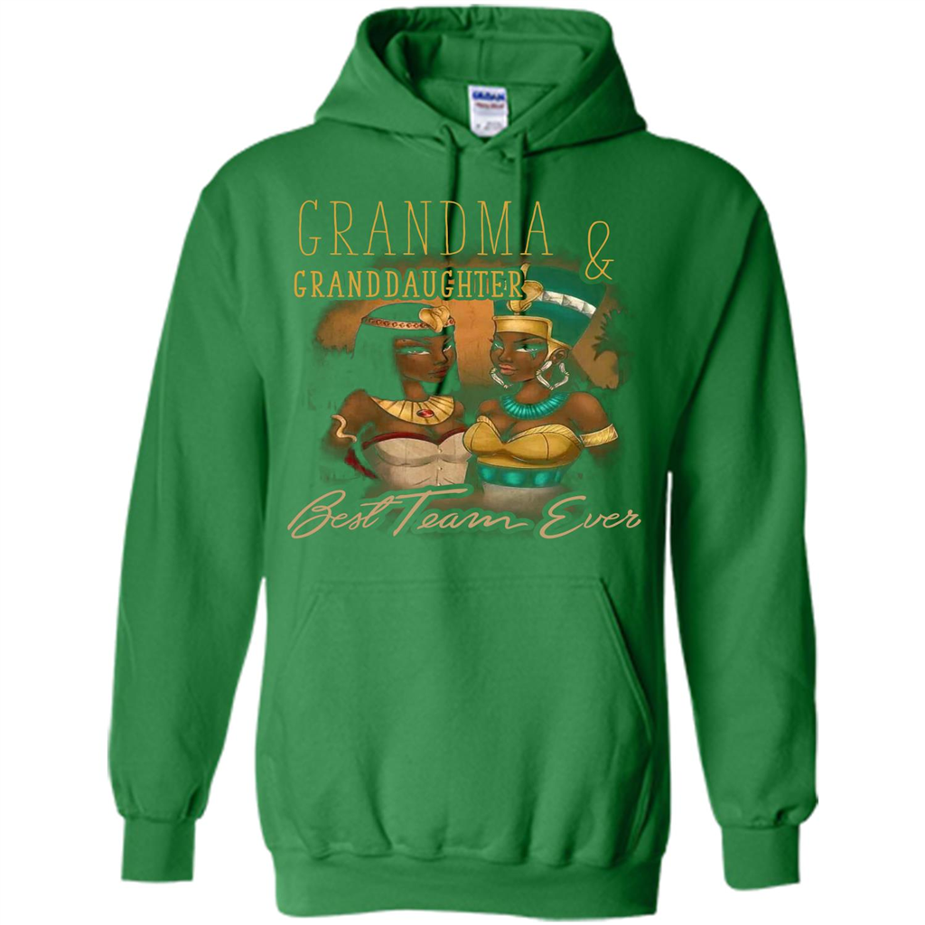 Family T-shirt Grandma Granddaughter Best Team Ever T-shirt