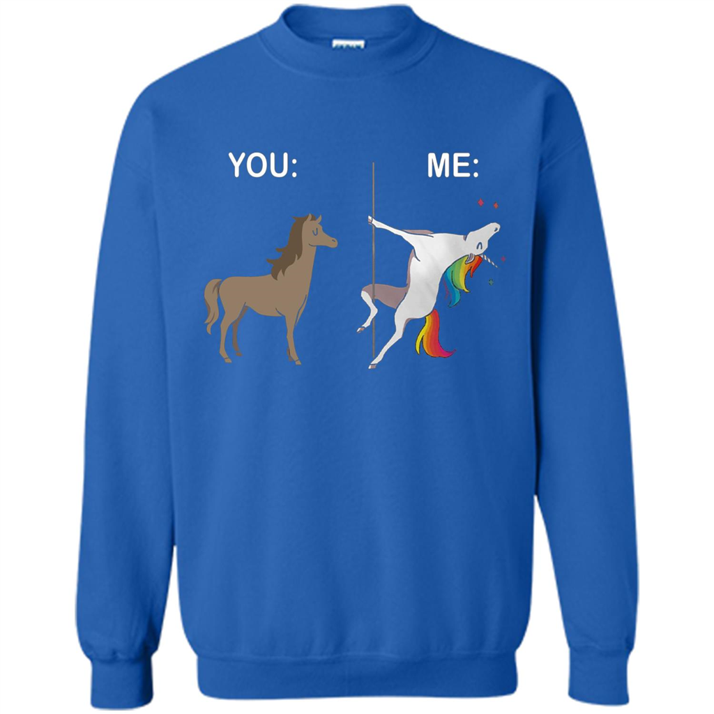 Cute Unicorn You And Me T-shirt Royal