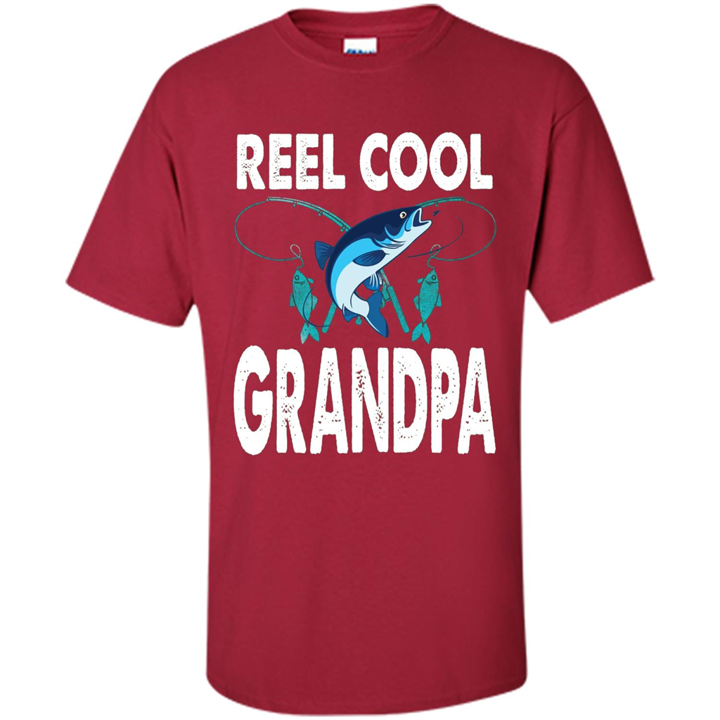 Fathers Day T-shirt Reel Cool Grandpa Cardinal