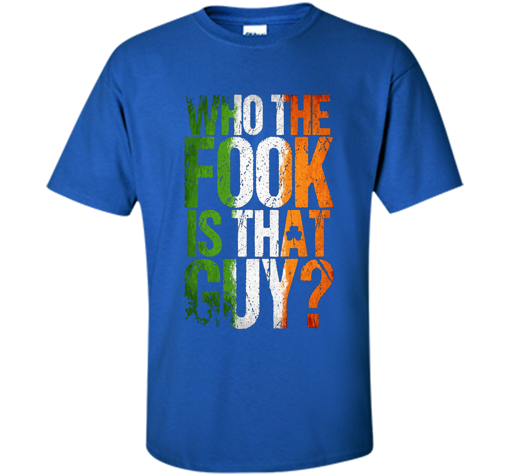 Boxing T-shirt Who The Fook Is That Guy Royal