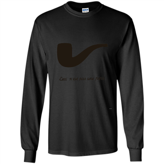 Ceci N'est Pas Une Pipe T-Shirt Black