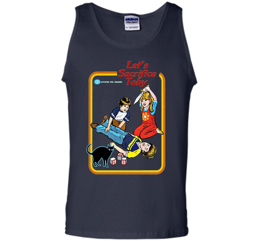 Let's Sacrifice Toby T-shirt Navy