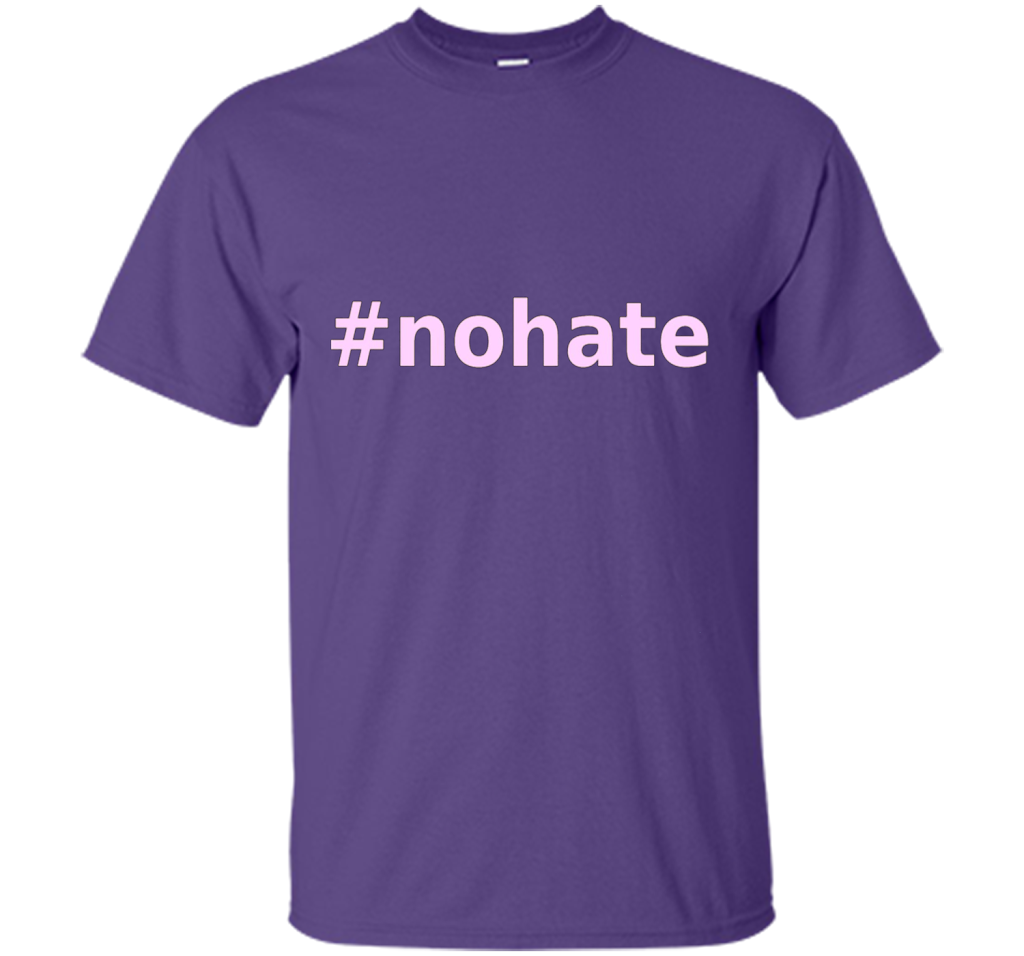 Charlottesville no hate t-shirt shirt Purple