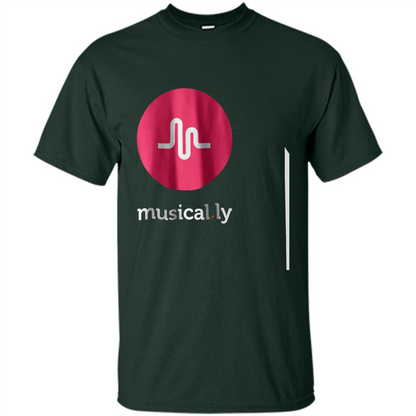 Musical.ly T-Shirt Forest Green