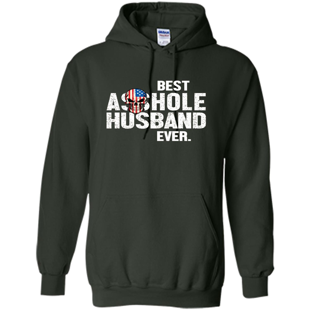 Best Asshole Husband Ever Funny T-shirt Forest Green